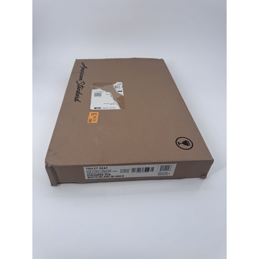 American Standard 5503A00B.020 Cadet Elongated Closed-Front Toilet Seat New